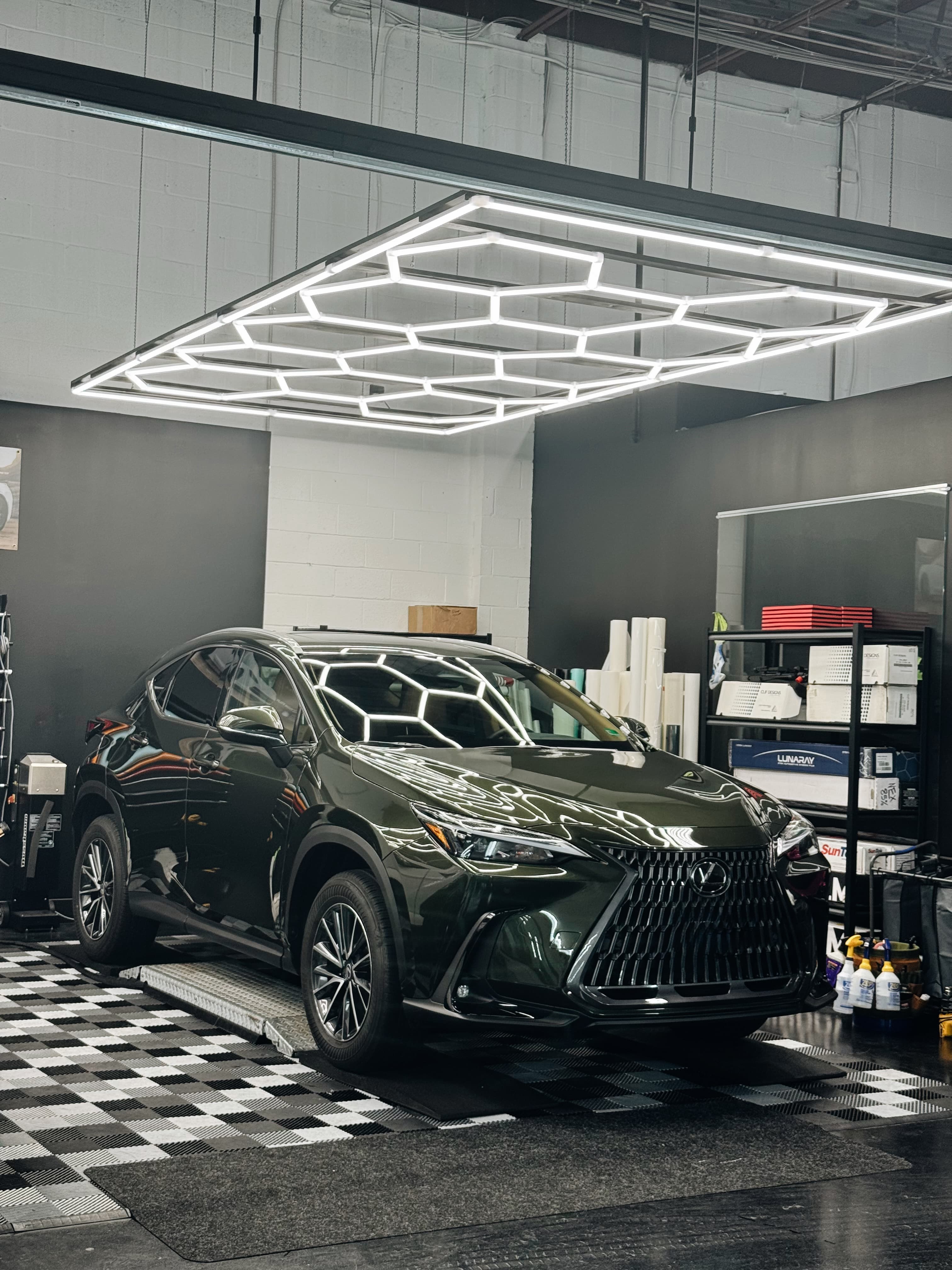 Freshly protected Lexus with a flawless gloss finish in the Szumiluxe studio
